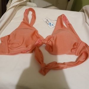 Mermaid Swimwear Pink Bikini Top, Size- Medium